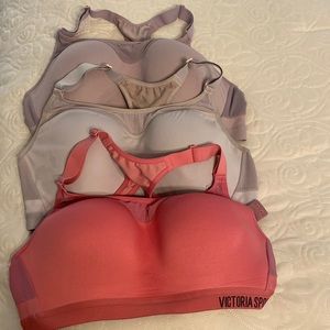3 Victoria Secret Sport Bras 36C